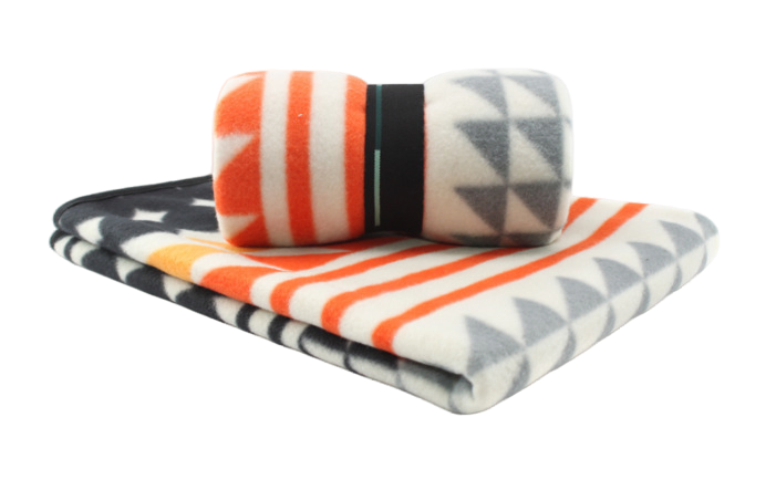 Плед флисовый двухсторонний с антипиллингом