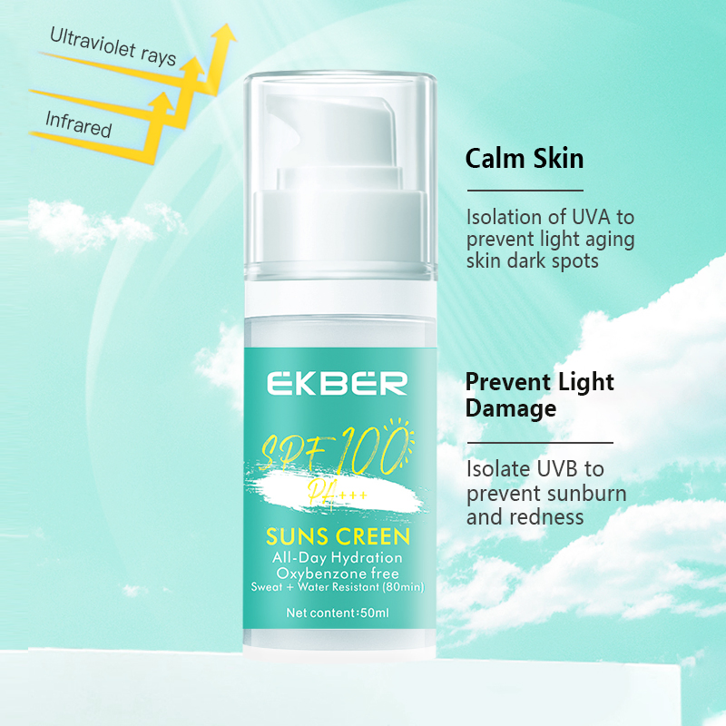 Customize Private Label Effectively Block Ultraviolet Light 60ml SPF100 PA+++ Sunscreen