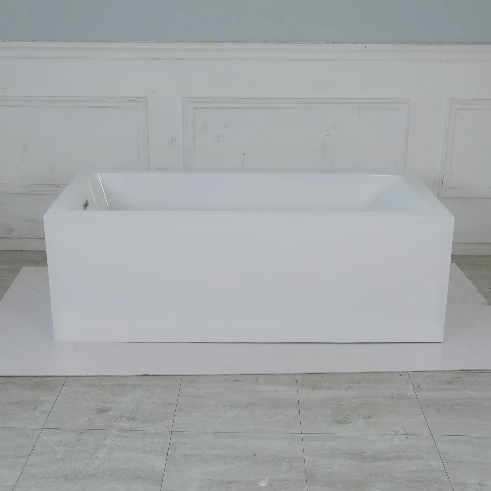 Угловая акриловая ванна Freestanding с функцией SPA