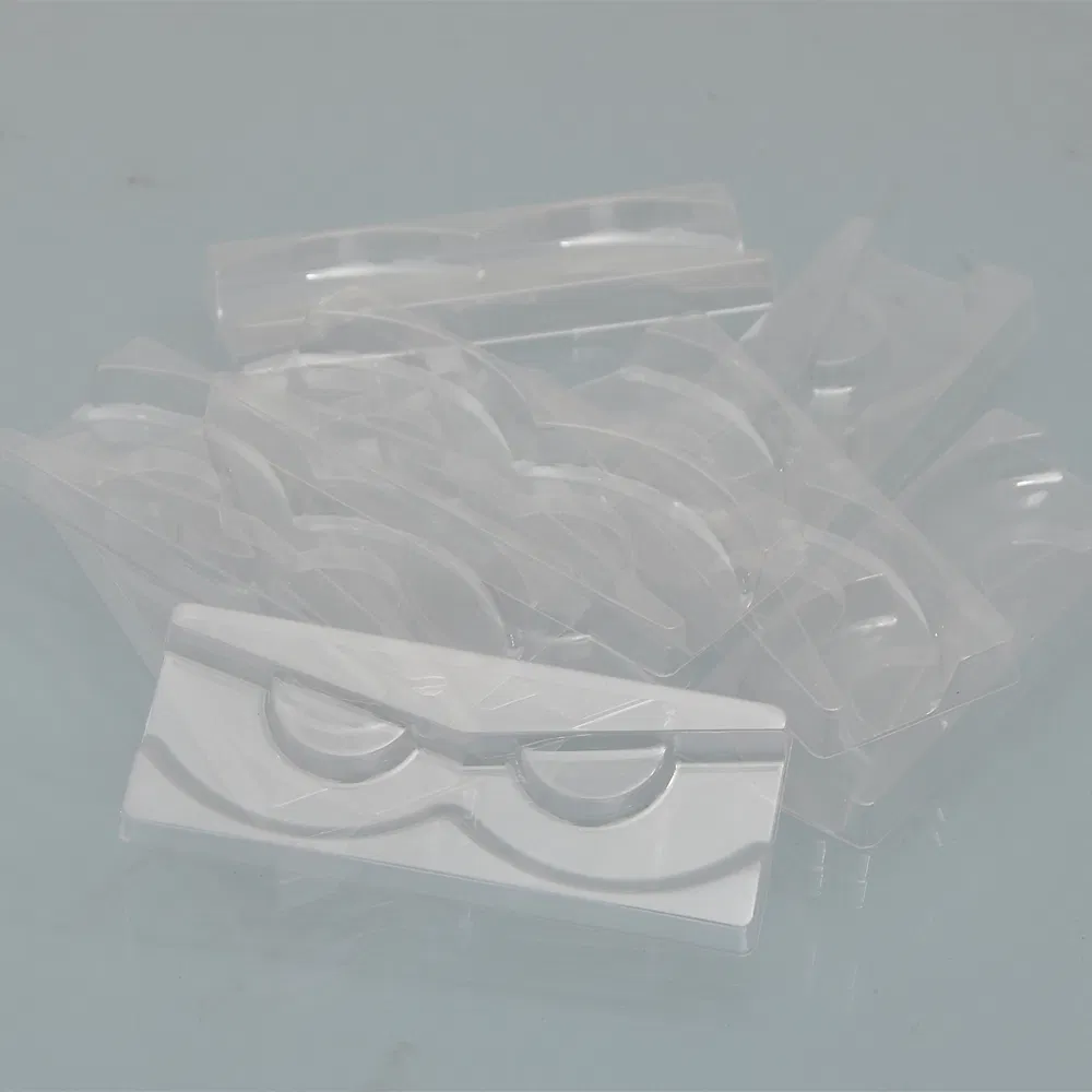 one pair of false eyelash plastic blister tray