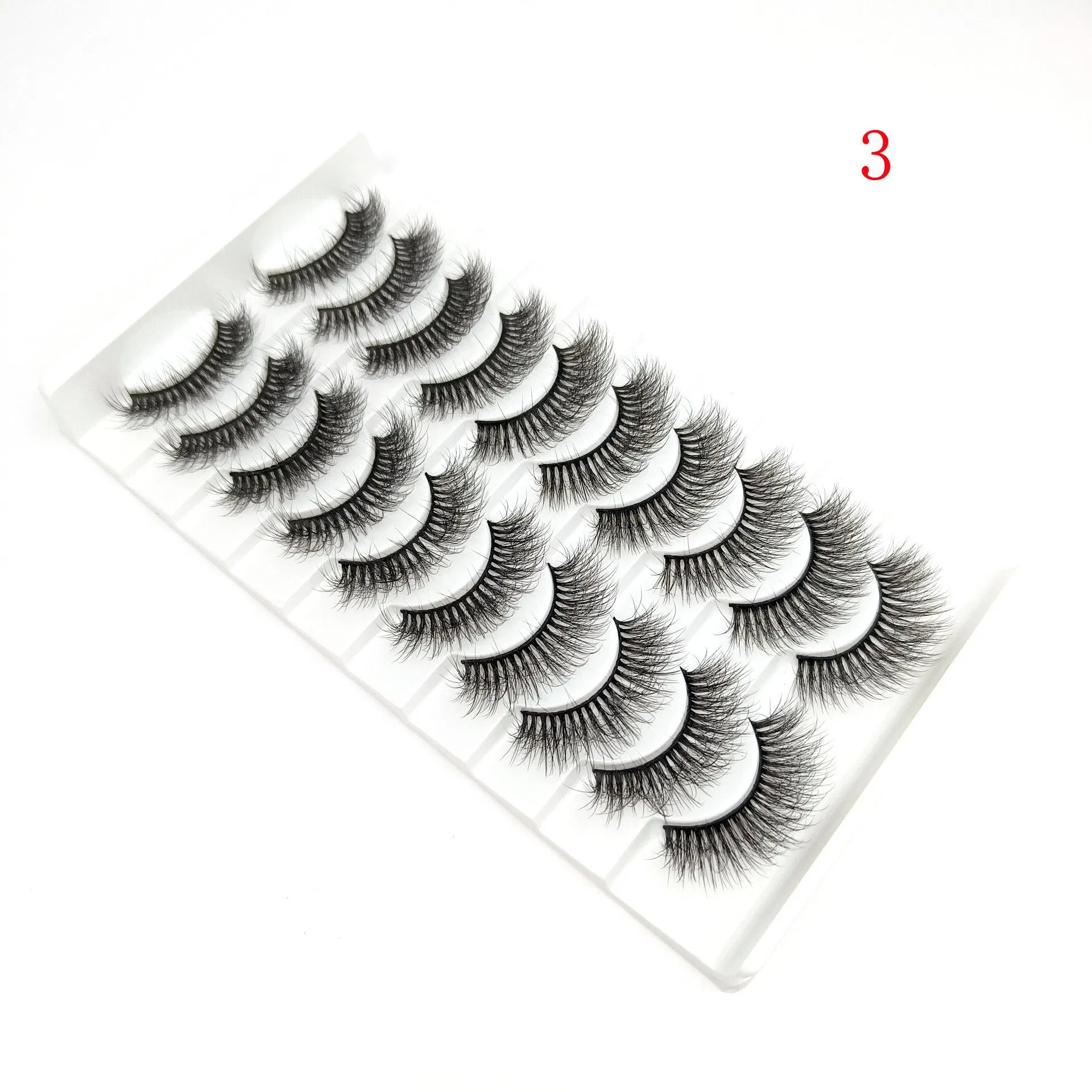 38 Styles 10 Pairs 100% Real Mink Eyelashes 3D Natural False Eyelashes 3D Mink Lashes Soft Eyelash Extension Makeup Kit Cilios