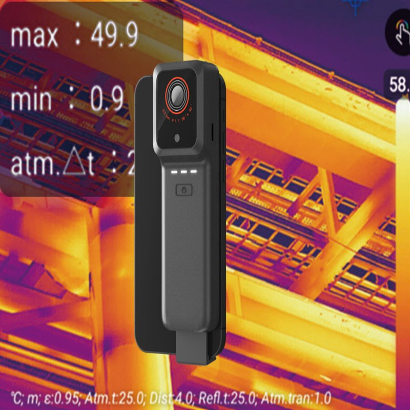 Smart and Portable Thermal Imaging Camera with ±2% Precision and Broad Temperature Range