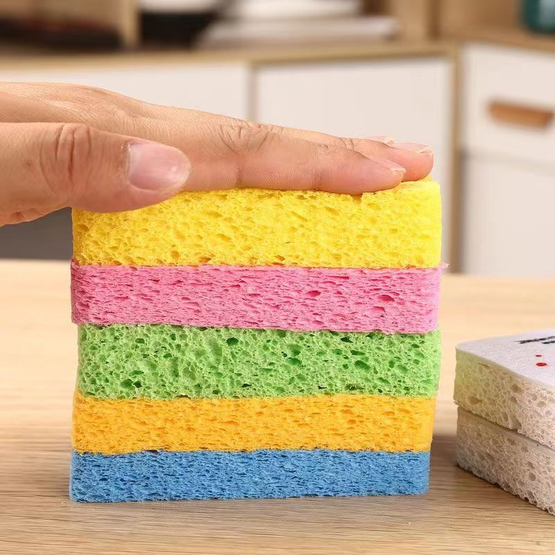 Natural Cellulose Sponge Kitchen Cleaning Wet Clean Sponge