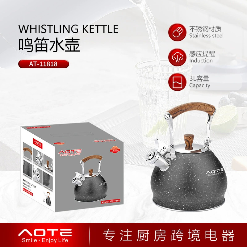 High Quality Boil-Dry Protection 1.7L Retro Hot Water Kettle 1800W Electric 'cattle' Kettle for Household Kitchen Use