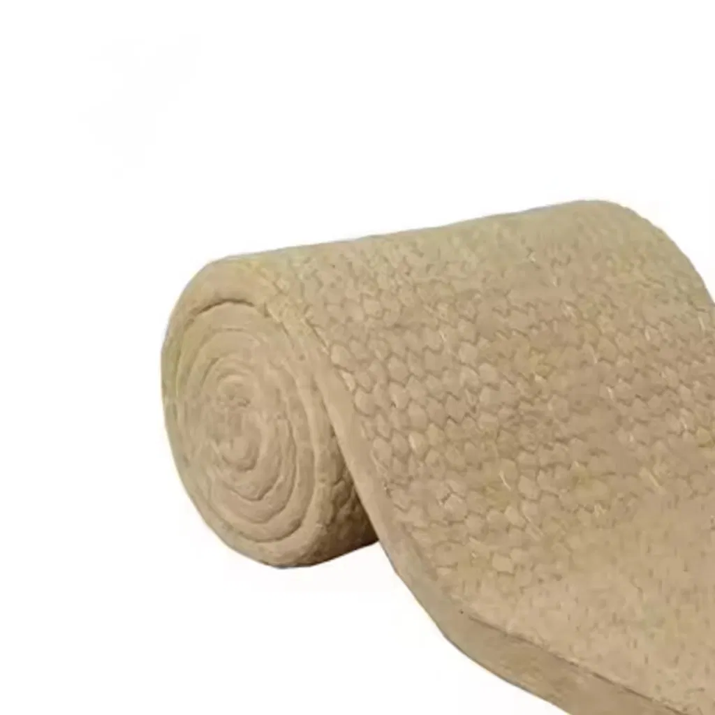 Chinese Manufacture of Fire Retardant Insulation Rockwool Rock Wool Blanket/Roll 40-200kg/M3, 1000mm Length