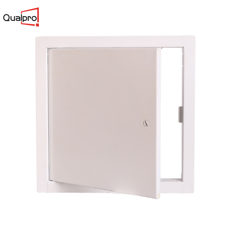 White Powder Coated Finish Flush Access Door with Cam Latch AP7052