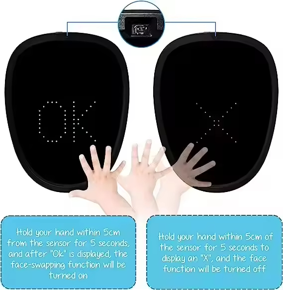 New Colorful Christmas Transforming Dynamic LED Light Therapy Face Mask