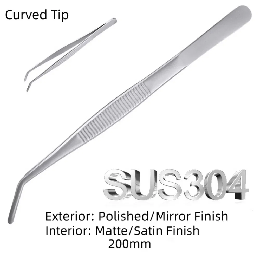 Extra Long Gardening Water Plant Fish Tank Aquarium 304 Stainless Steel Tweezers