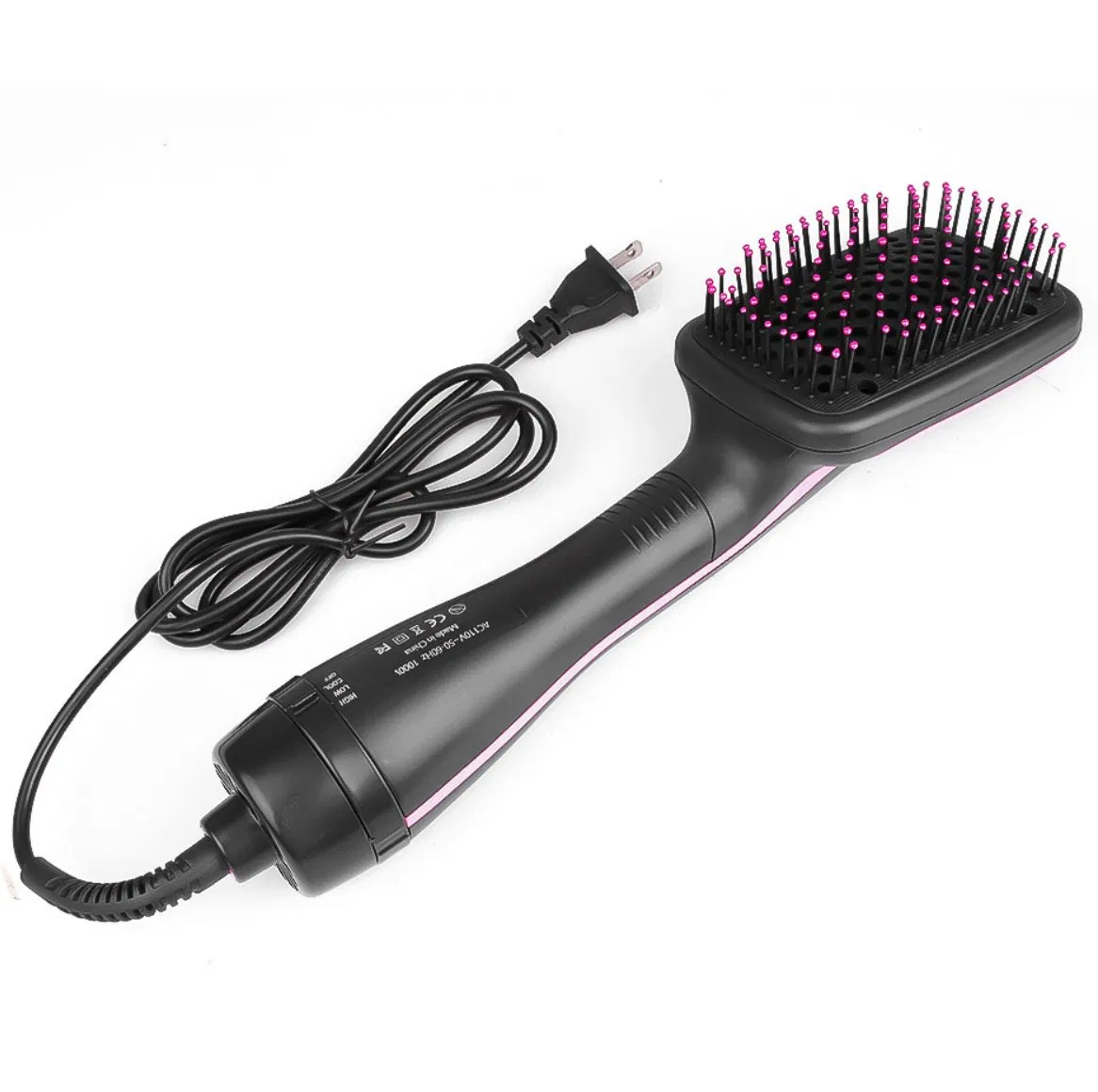 Professional 1000W Hair Dryer Brush Ionic Blower Comb Hot Air Brush Blow Dryer Hair Straightener