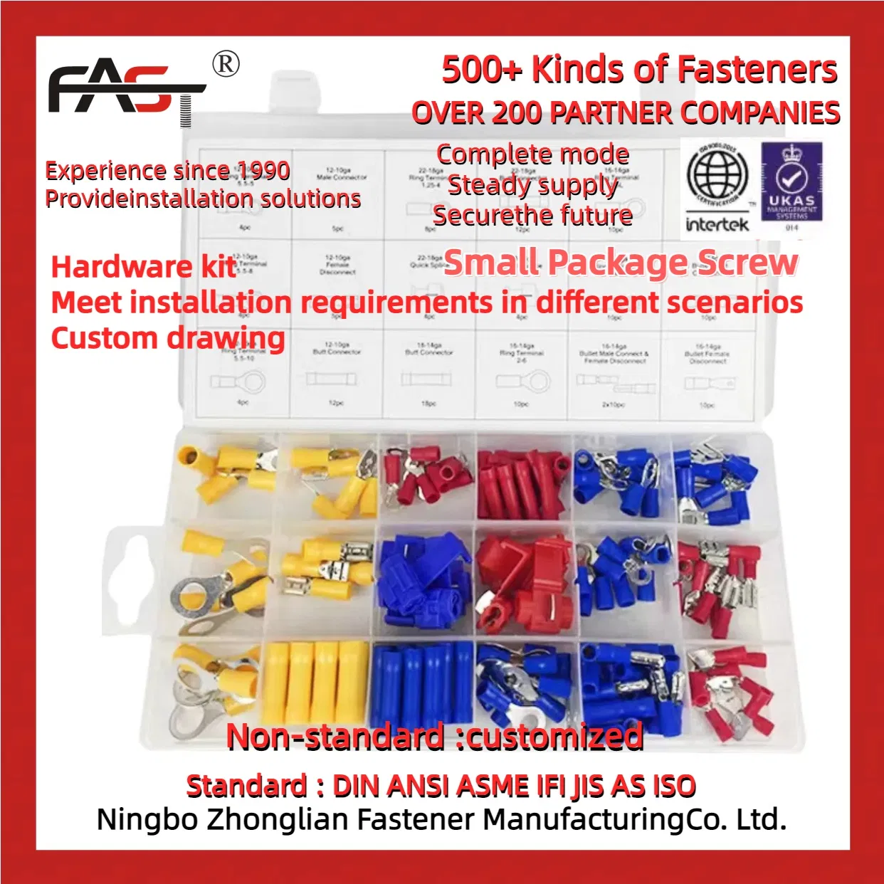 DIY Security Fasteners: Boxed Screws with Safety Accessories for Peace of Mind