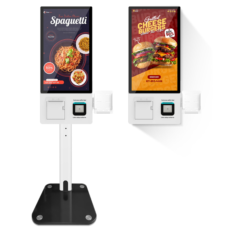 High Performance 1920X1080 Resolution Ethernet Indoor Queuing Payment Kiosks