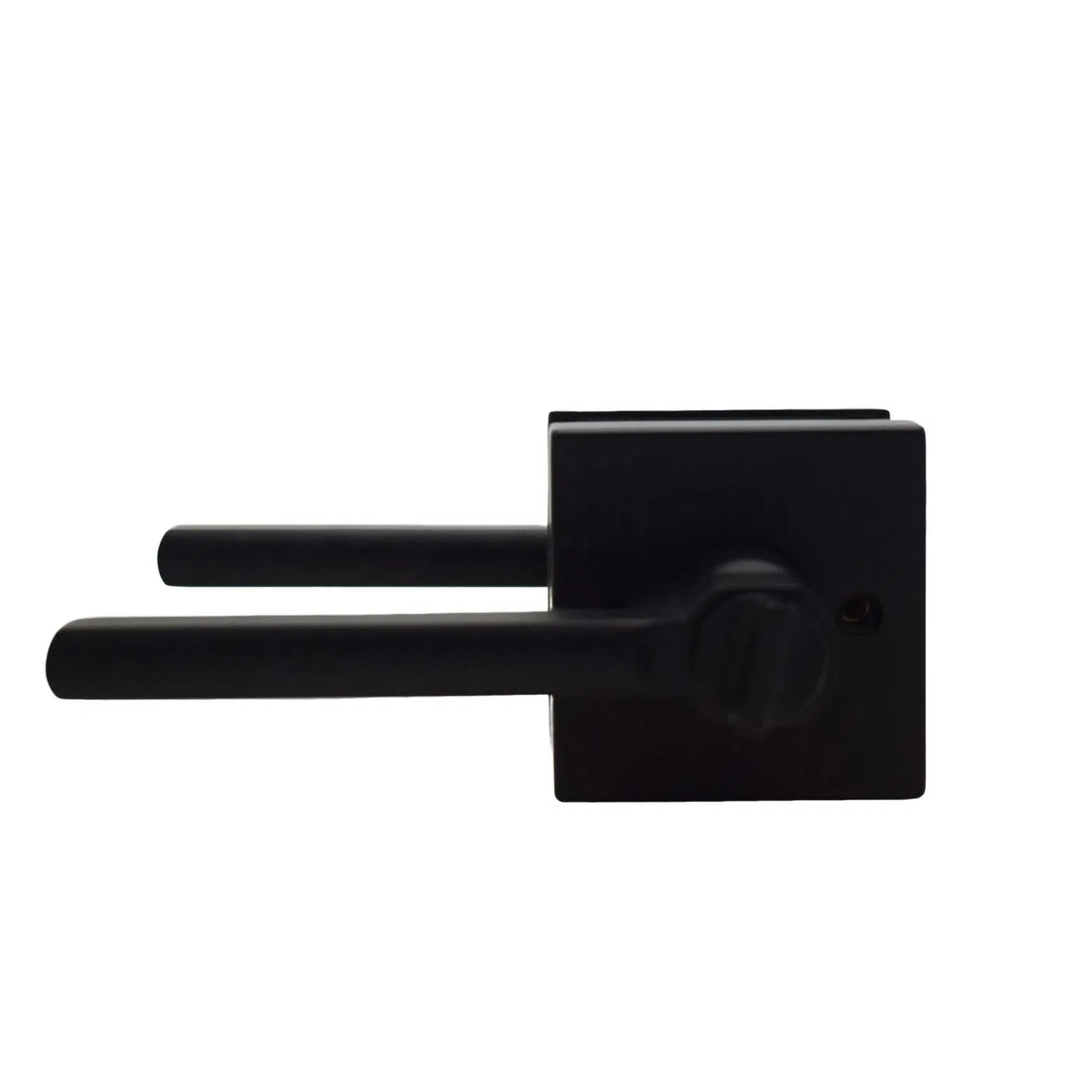 Modern Luxury Oil Rubbed Bronze Zinc Alloy Square Rosette Locks Handle Door Lever Door Handle Set Locks for Bathroom Bedroom
