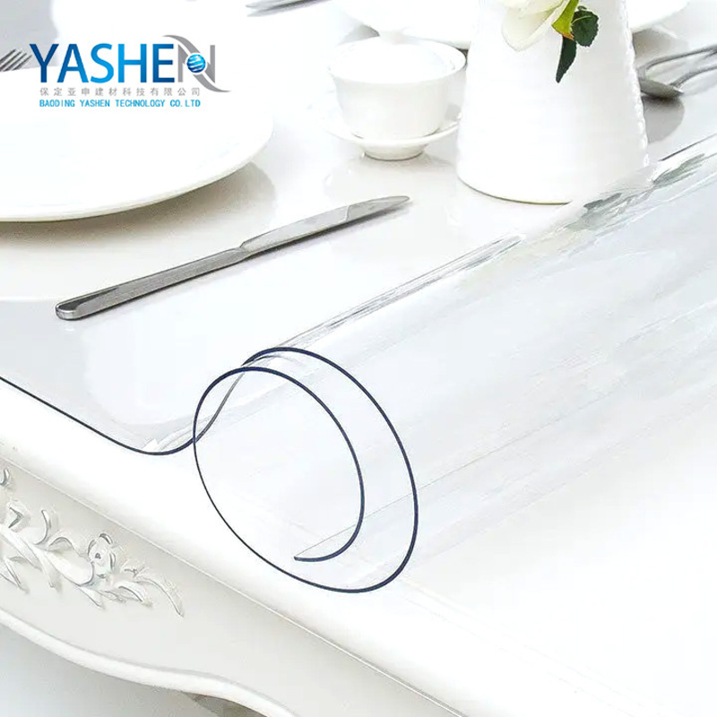 Super Transparent Clear Flexible Soft PVC Tablecloth