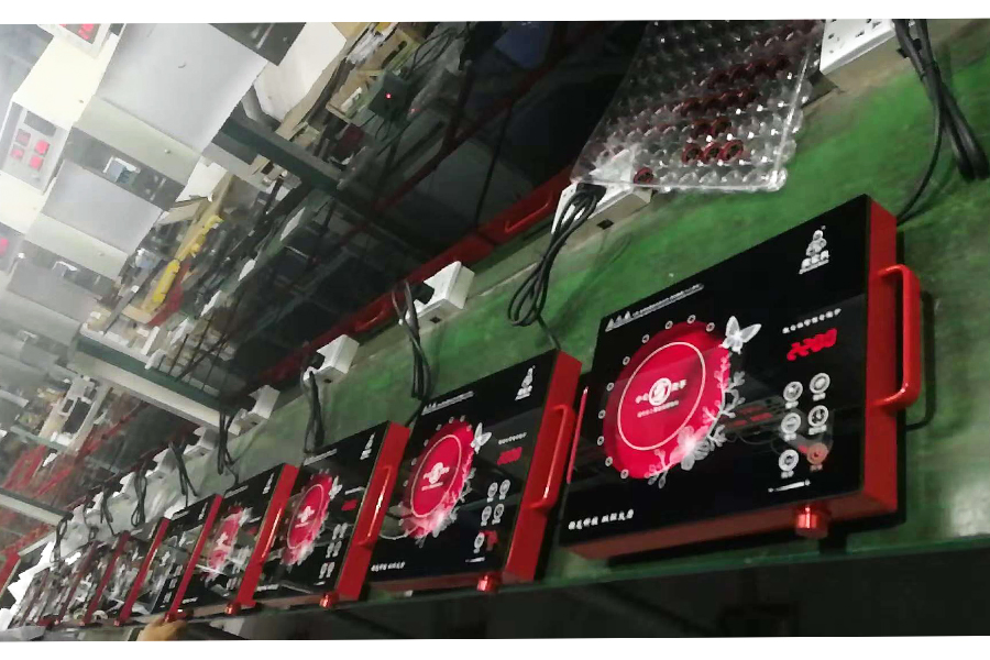 High-Power 2200W Induction Cooktop with Double Burner Design
