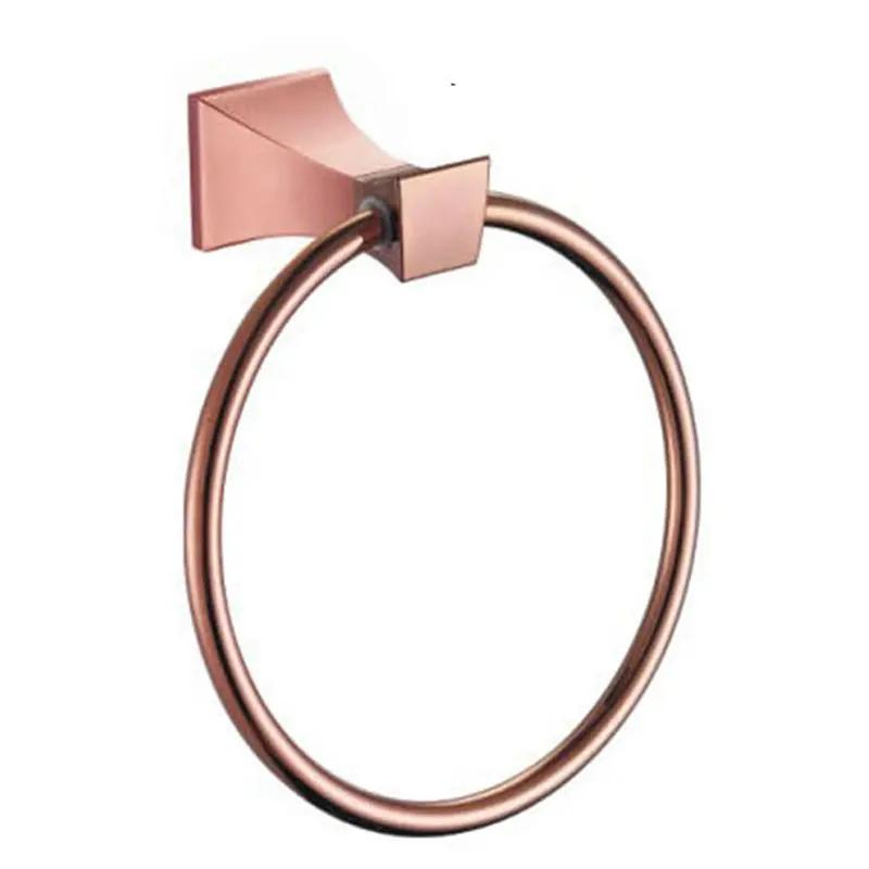 Комплект аксессуаров для ванной Rose Gold, нержавеющая сталь