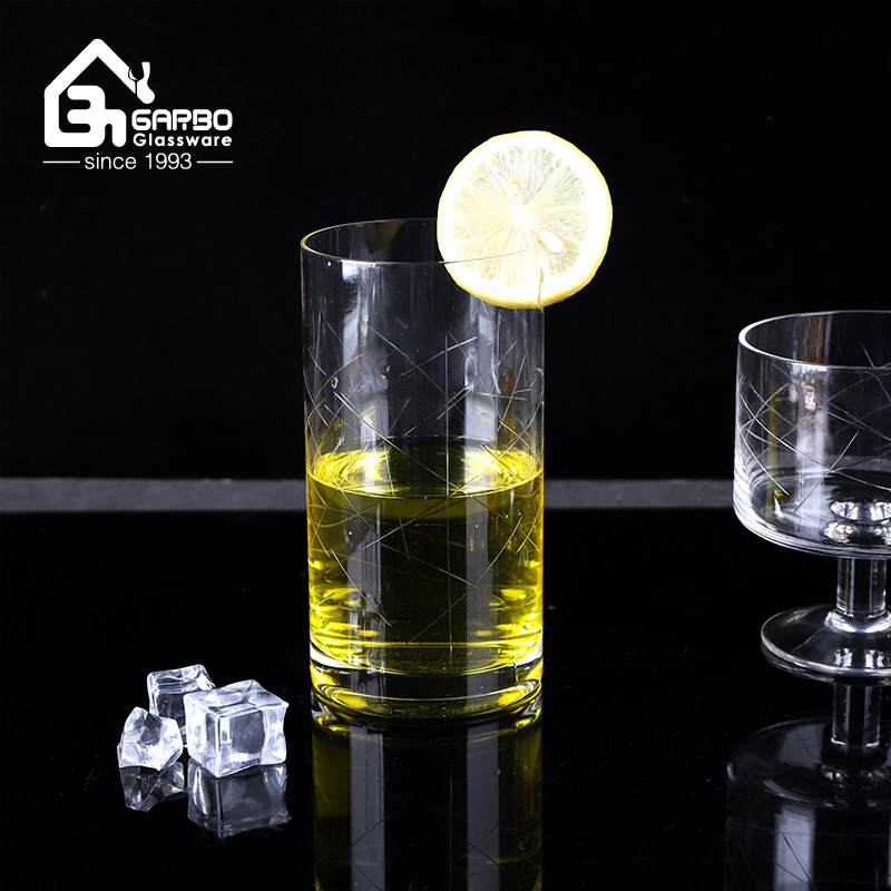 High End Gift Handmade Engraving Straight Champagne Glass 180ml for Wedding