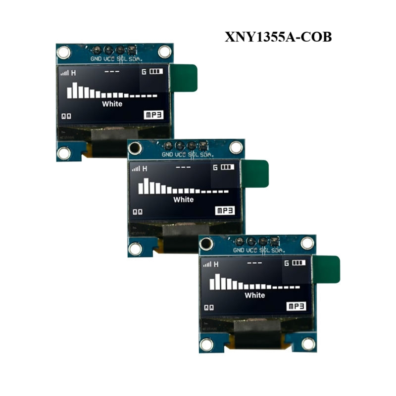 Маленький OLED дисплей 0.9 дюйма, синий, интерфейс I2C