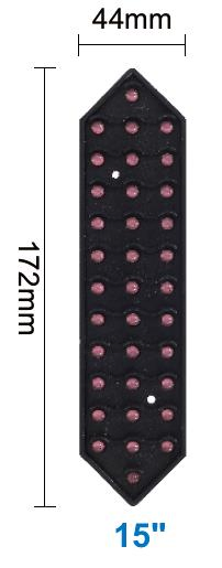 RoHS Approved 15 Inch Assembly 7 Segment LED Display with Waterproof for Outdoor or Semi-Outdoor Application