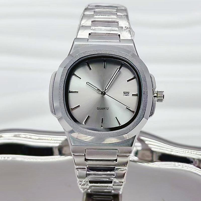 Leisure Luminous Hands Quartz Fashion Stainless Steel Belt Simple Dial Ladies Watch