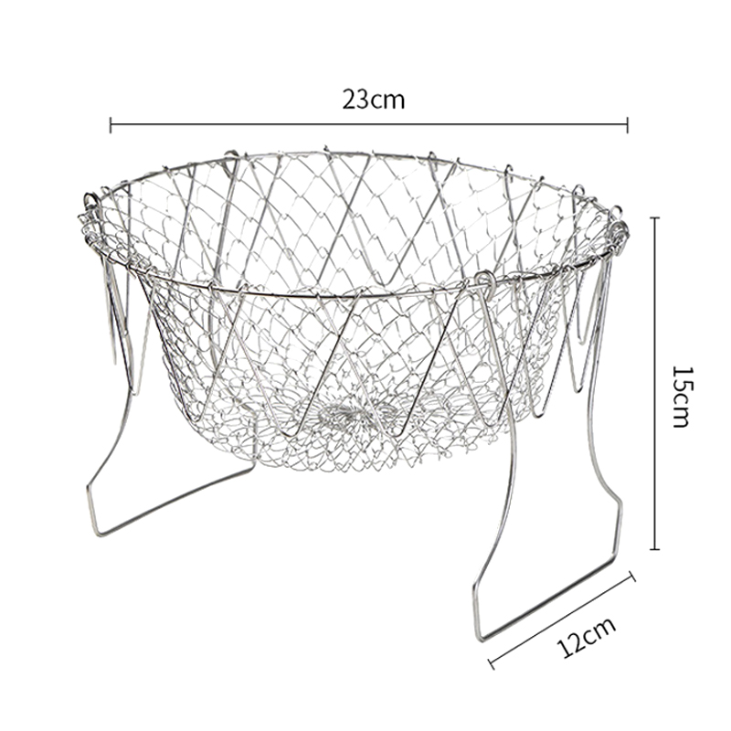 Stainlesssteel Air Fryer Mesh Basket and Tray