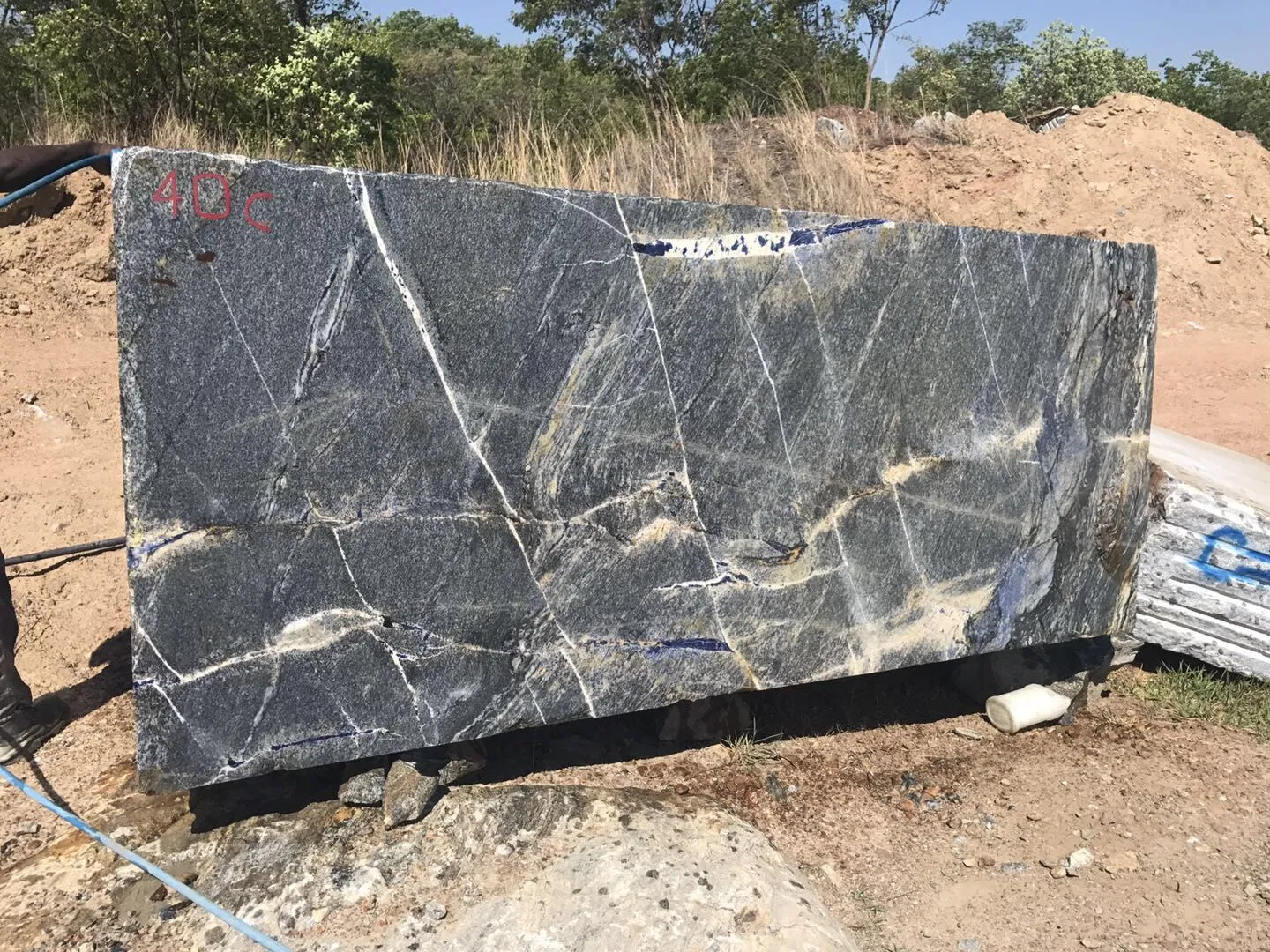 Van Gogh Blue Granite Polished Tiles& Slabs