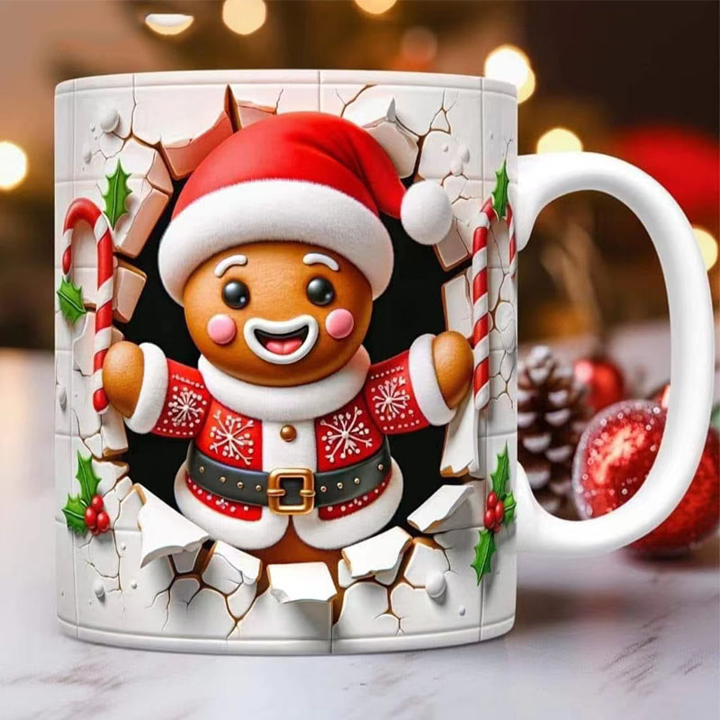 Керамическая кружка с термопереносом логотипа