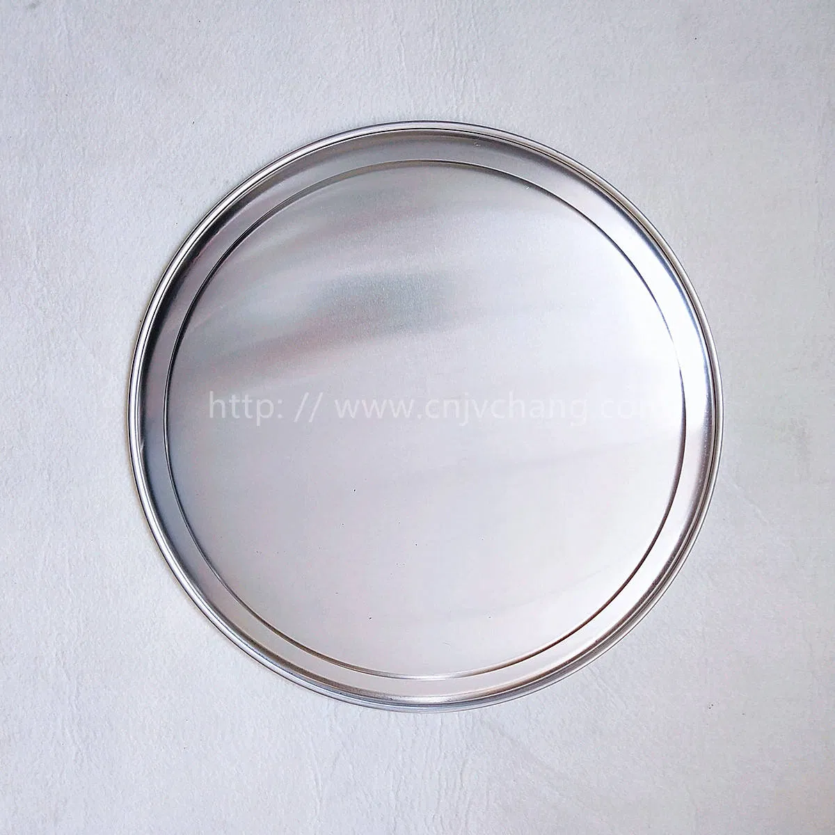 Professional Aluminum Alloy Flat Pizza Pan Tray Factory Direct with Low Price for Home Restaurants Hotels