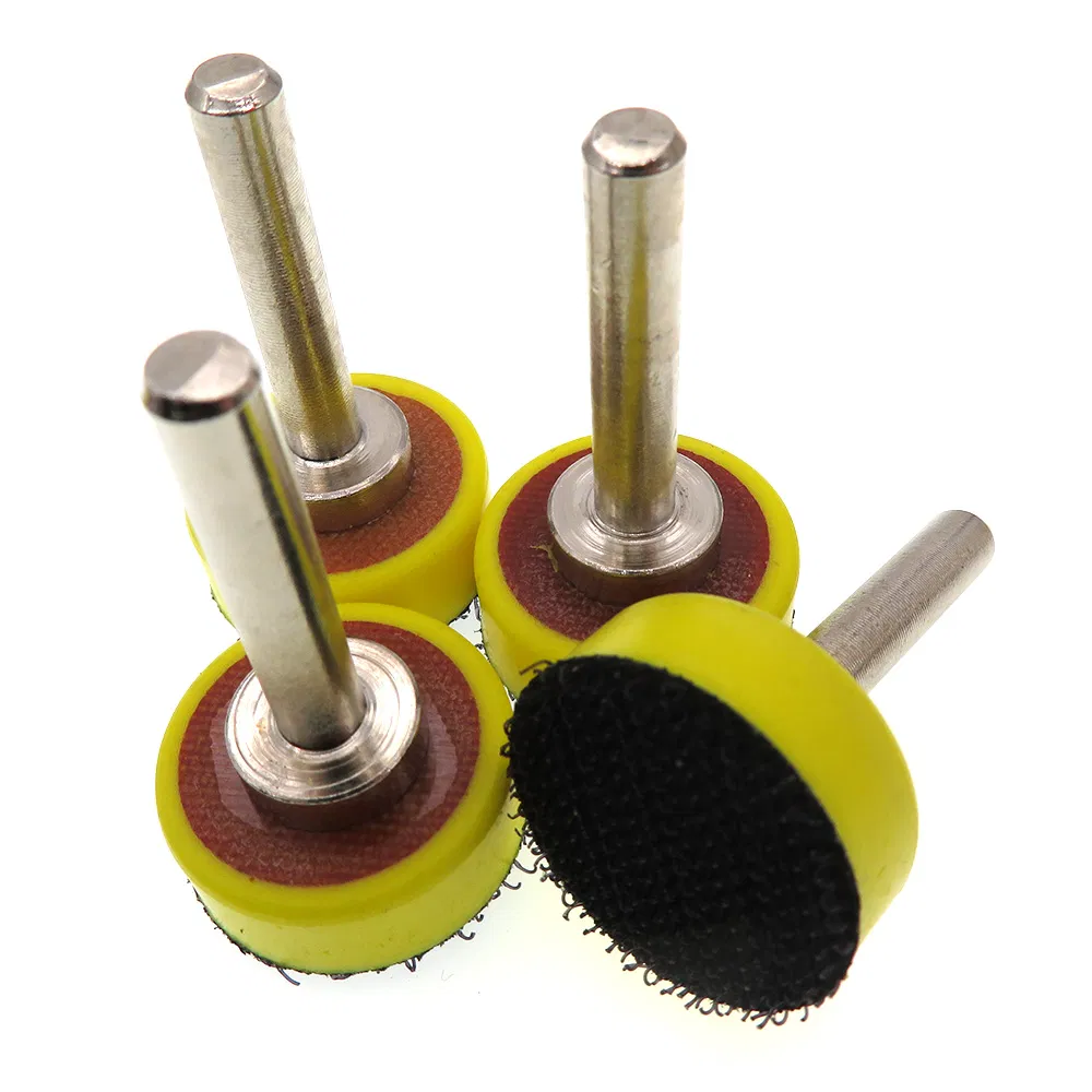 1" 25mm Backup Sanding Pad 6mm Shank Sander Backing Pad Hook and Loop for Grinding & Polishing