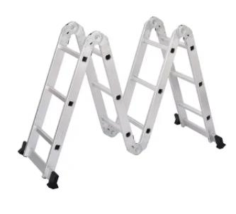 Aluminum Multi Purpose Telescopic Ladder Extension Tall En131 Certificate Ladder