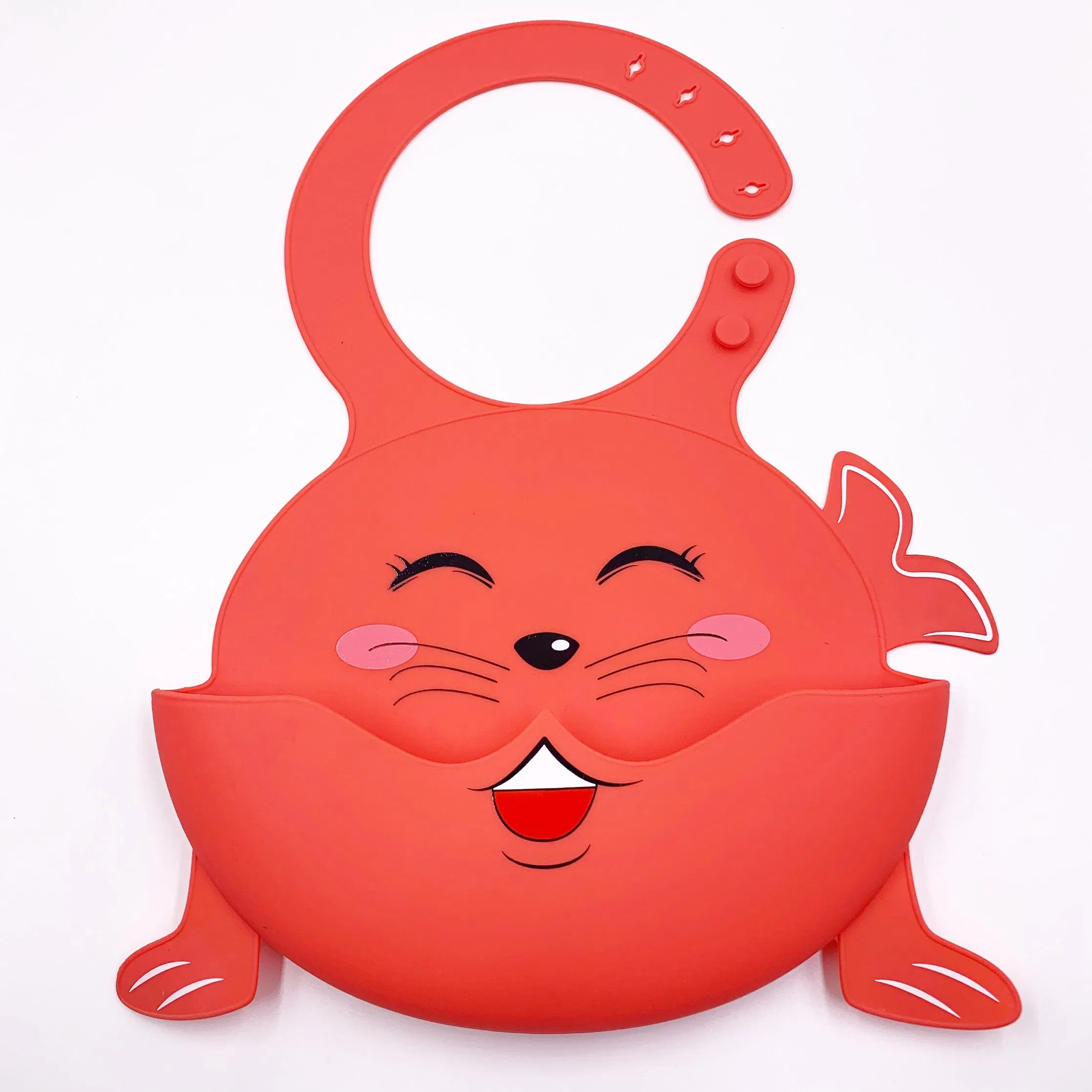 Colorful Cartoon Silicone Bibs for Babies - Wholesale Deals