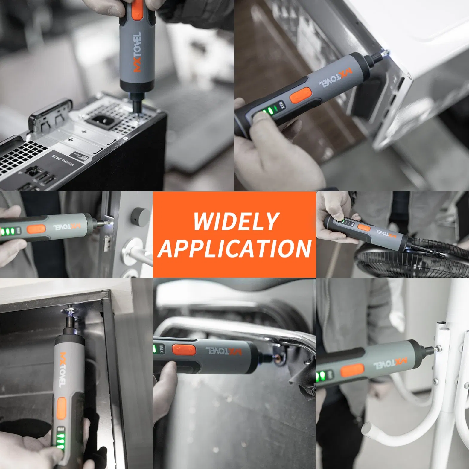 Аккумуляторная отвертка Mxtovel 4V с Li-ion аккумулятором