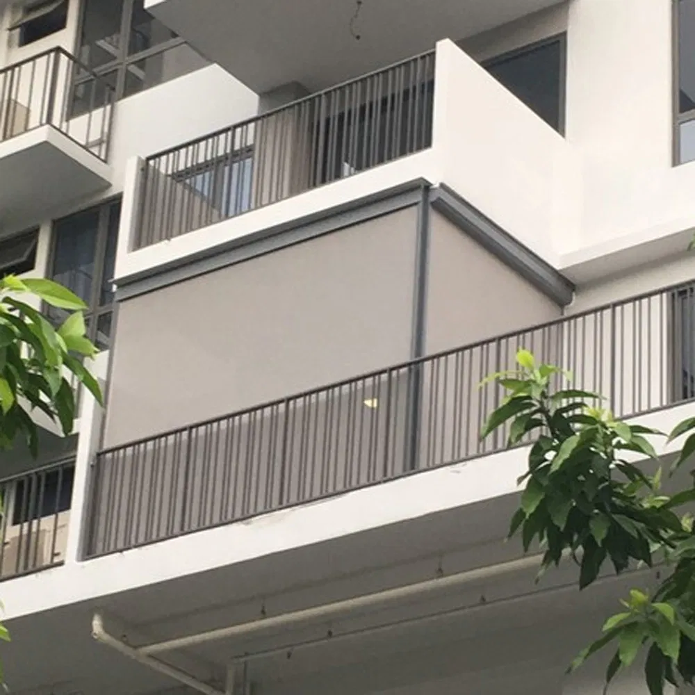 Competitive Price Side Track Zipper Fabric Roller Blinds