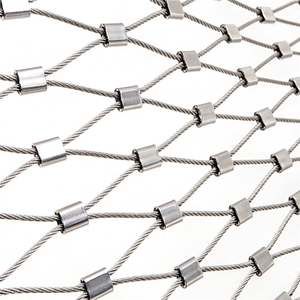 Stainless Steel Wire Rope Mesh Used in House Building