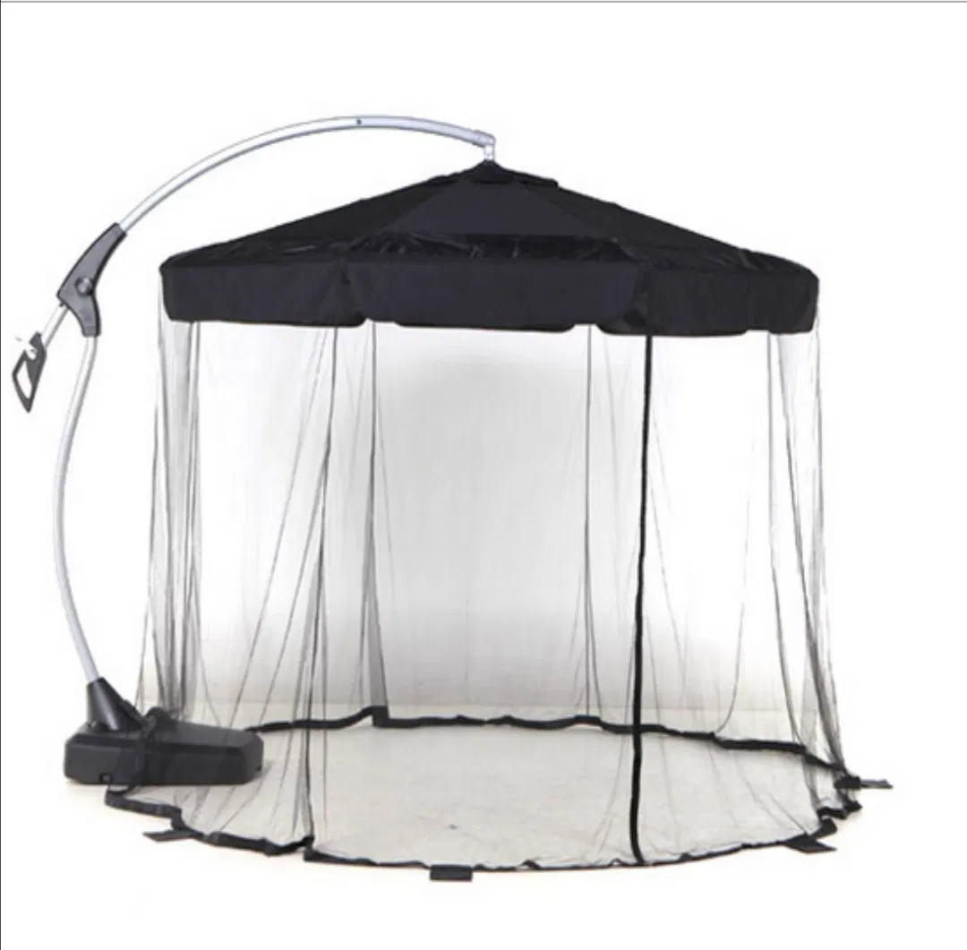 Parasol Screen 3.0*2.5m Black Net Outdoor Insect Screen Net