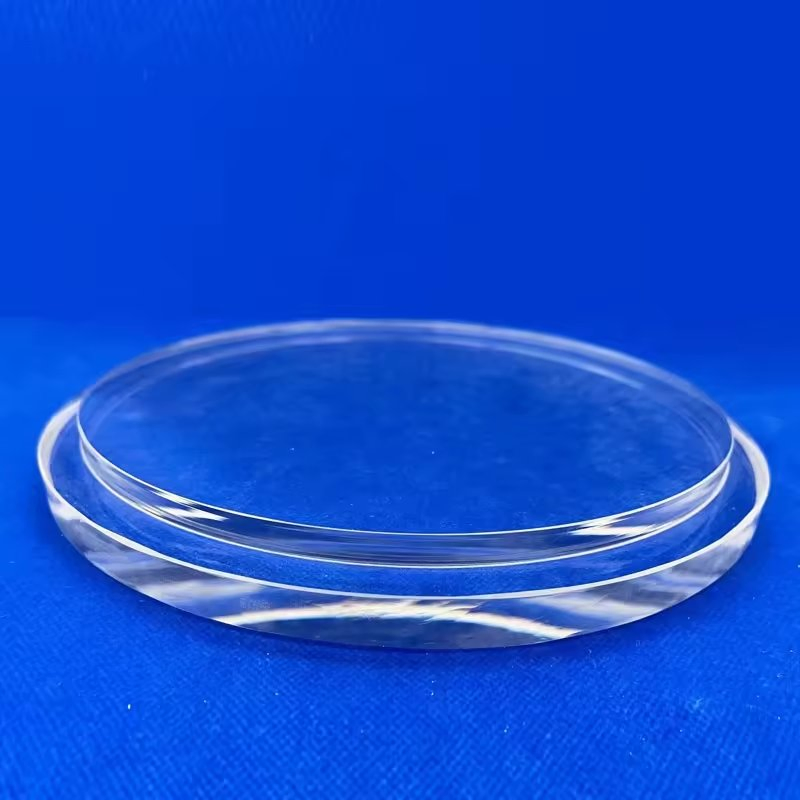 High Quality Purity Fused Safety Temperature Resistant Transmittance Optical Tempered Round U-Shape Clear Rectangle Quartz Glass Plate for Viewing Window