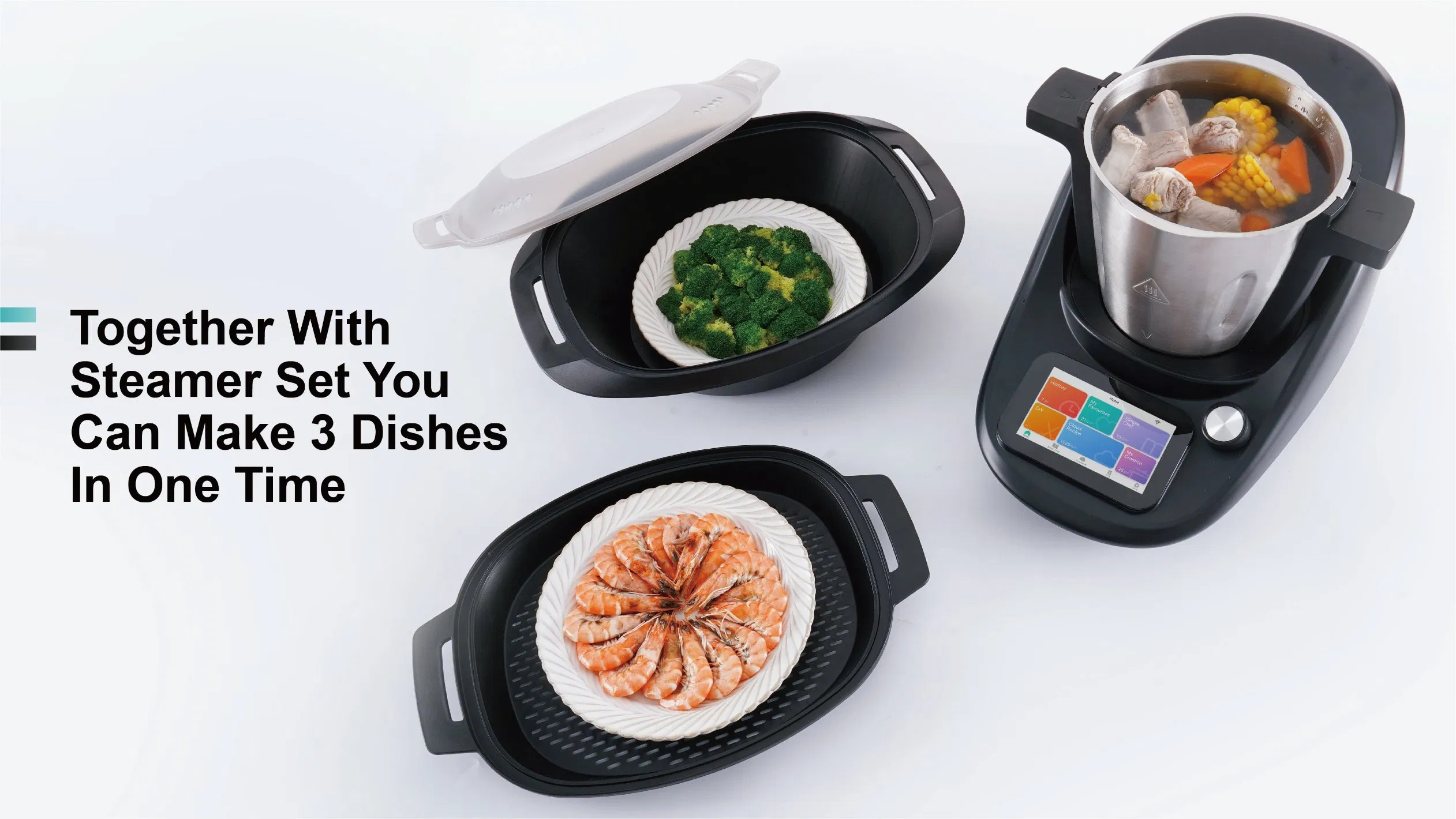 All-in-One Smart Cooking Robot WiFi APP Blender Cookpad Smart Cooking Assistant