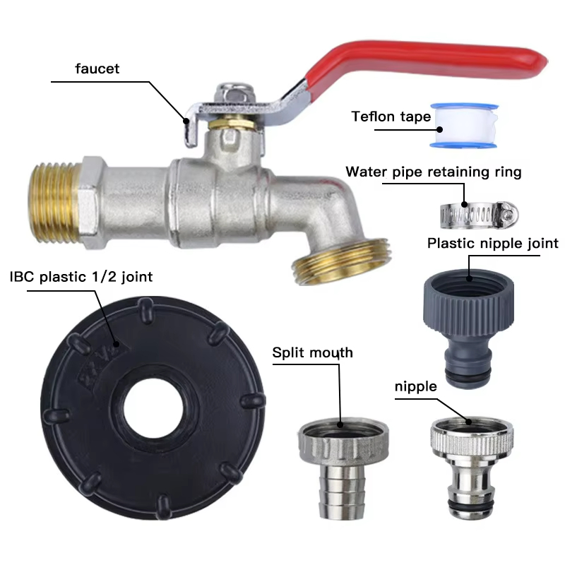 High Quality Brass Chrome and Sandblasted Brass Faucets Outdoor Faucet