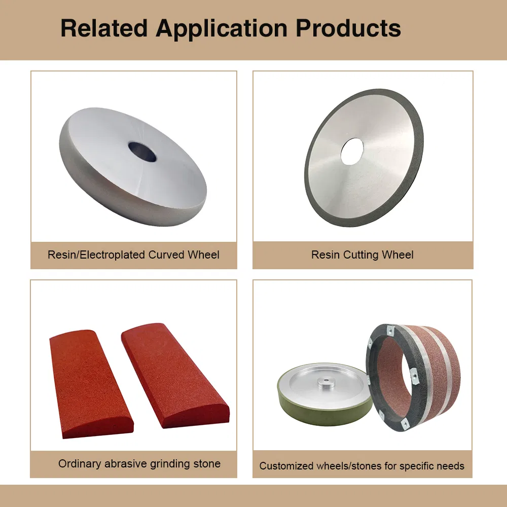 High Quality Knife Sharpener Diamond Grinding Sharpening Stone Double Curved Whetstone for Sharpening Knife