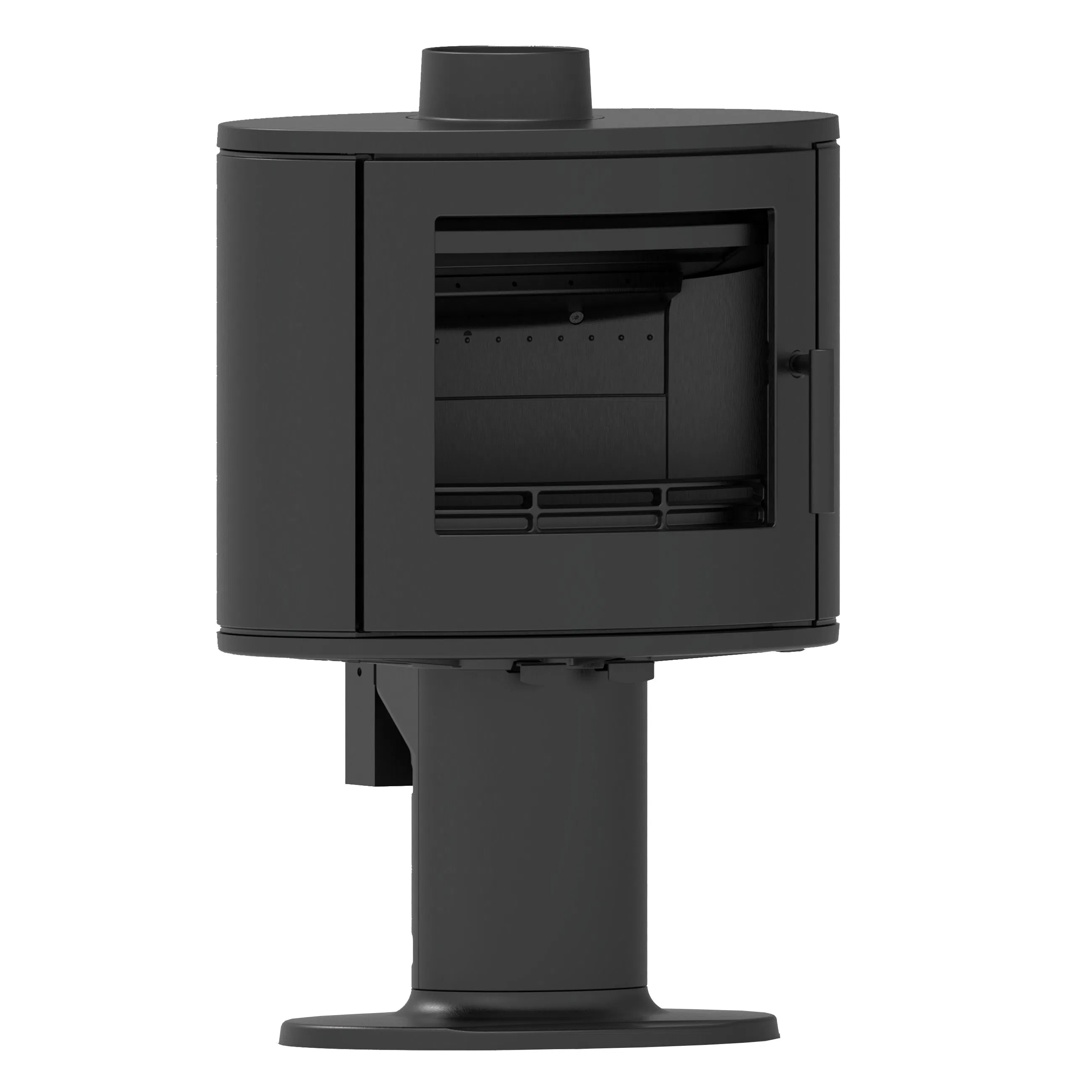 European Wood Burning Stove. Free Standing Indoor French Poele