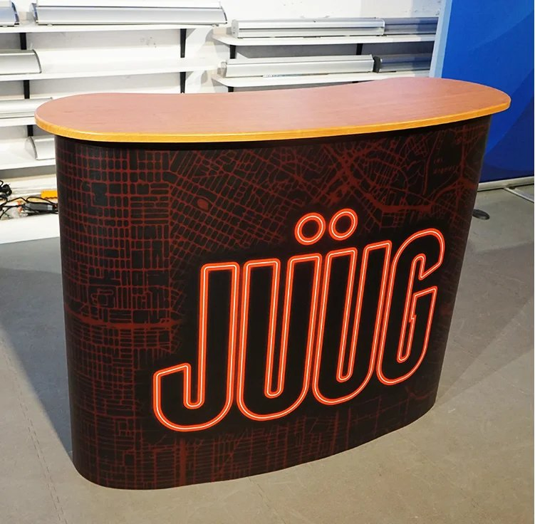 Reception Desk Portable Aluminum Trade Show Promotion Counter