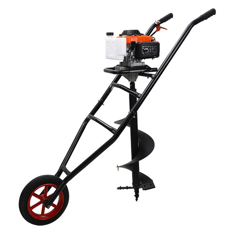 High Performance 144F Engine,53CC Petrol Earth Auger Hole Digger for Drilling