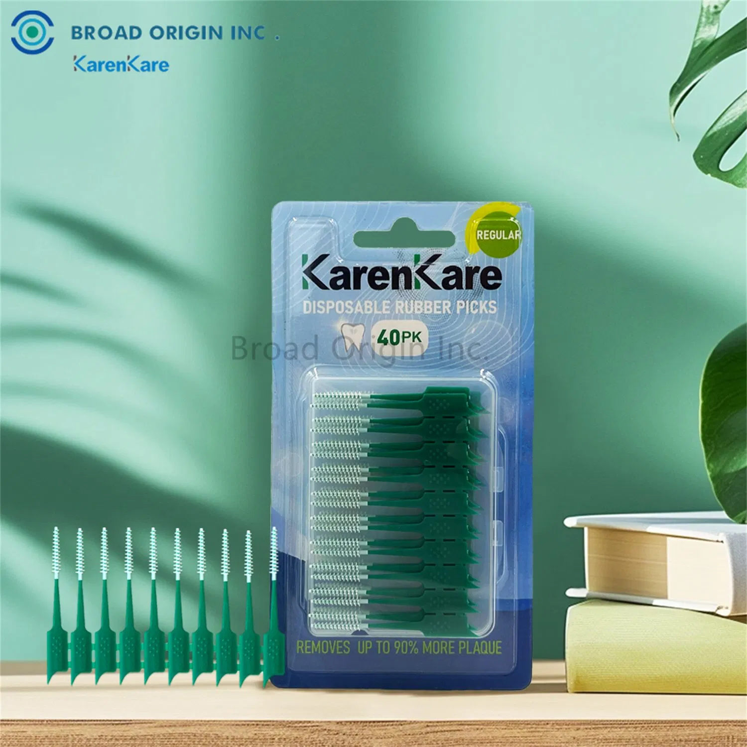 Interdental Brush Soft Picks Toothpick Soft Rubber Dental Picks Orthodontic Biodegradable