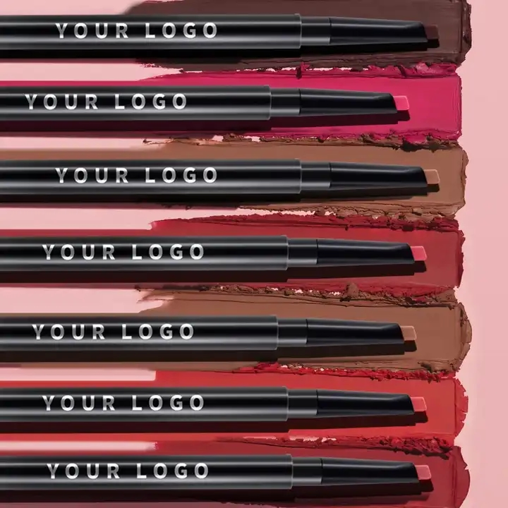 Private Label High Pigmented Vegan Waterproof Matte Nude Lipliner Pencil