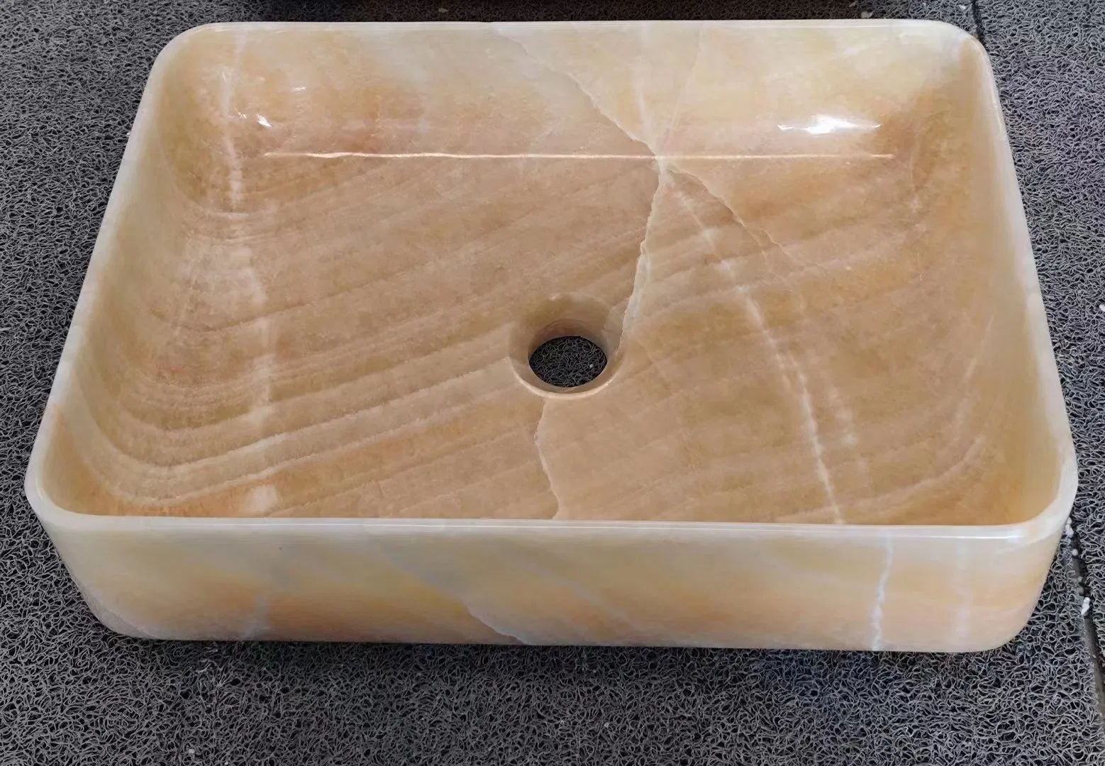 White Onyx Marble Wash Basins Vessel Sins