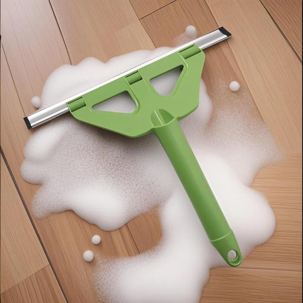 Wipers Floor Silicone Head Bathroom Glass Scraper Buckle Cleaner Adjustable Window Squeegee