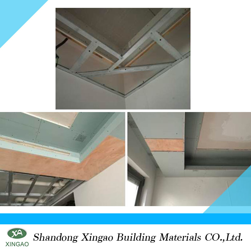 Moisture Resistant Gyspum Board for Ceiling and Partition