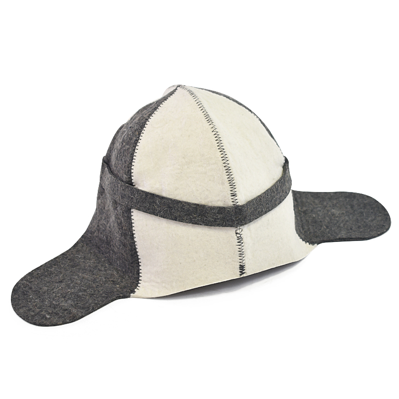 Multi-Color Wool Sauna Hats, Design Logo Embroidery, Eco-Friendly & Heat-Proof