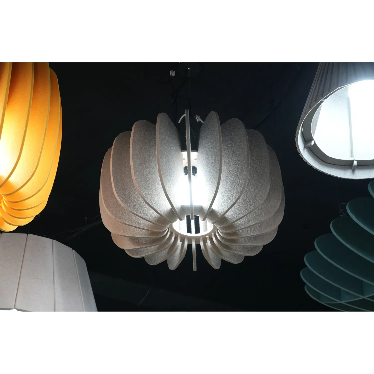 Noise Reducing Lights Acoustic Felt Lamp Felt Lighting for Home and Office