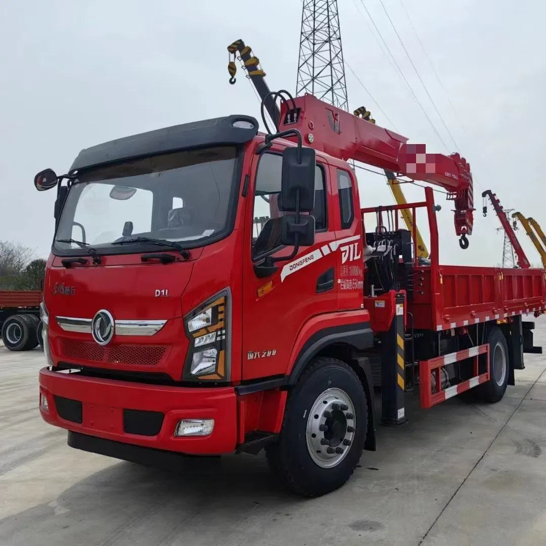 Truck Mounted Crane Jiangwei 8 Tons Telescopic Straight Arm Crane with 150m Lifting Capacity