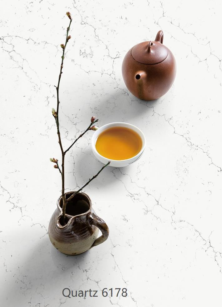 High Quality Artificial Carrara White Quartz with Zero Silicate Countertop